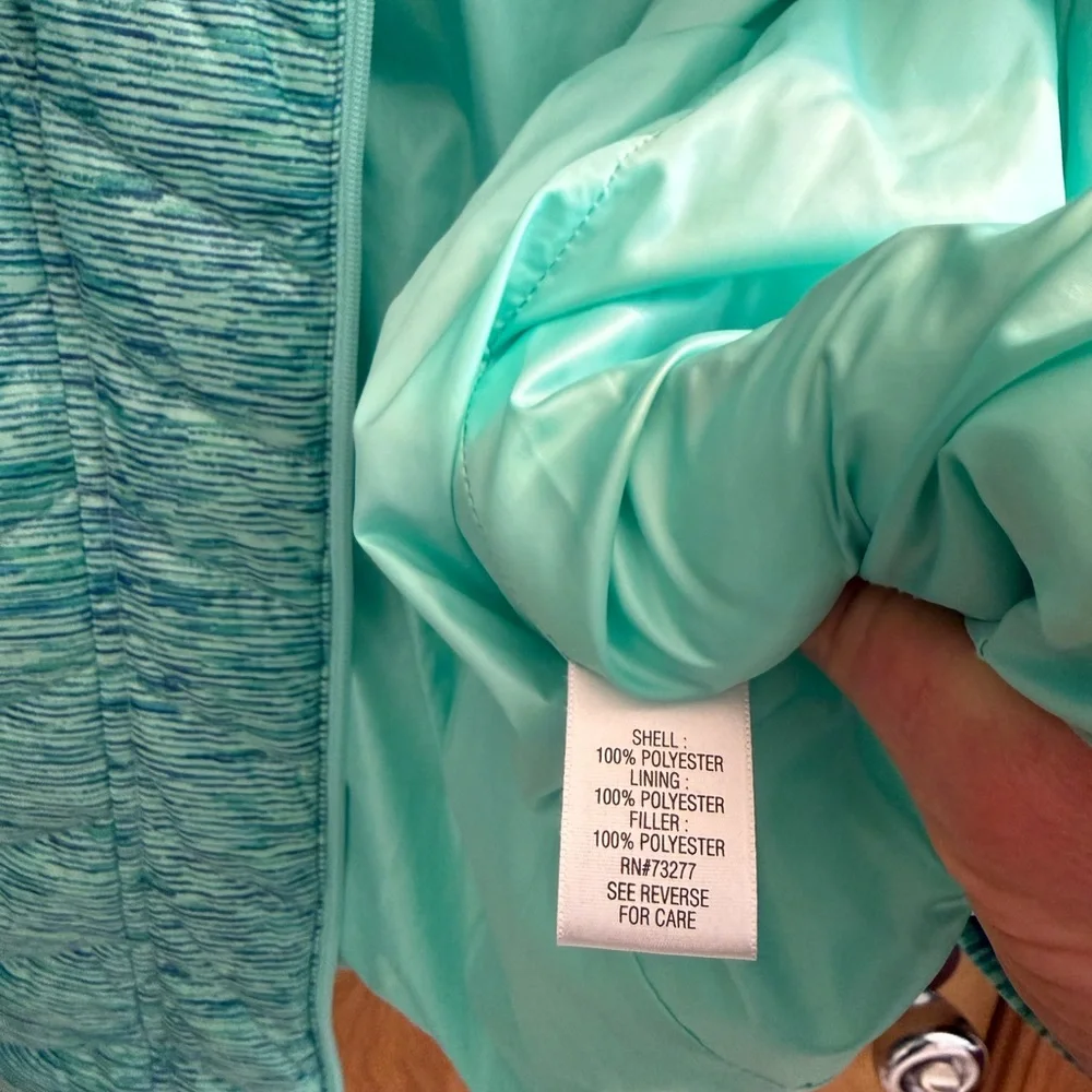 Tek Gear Women's Teal Puffer Jacket - Picture 6 of 6